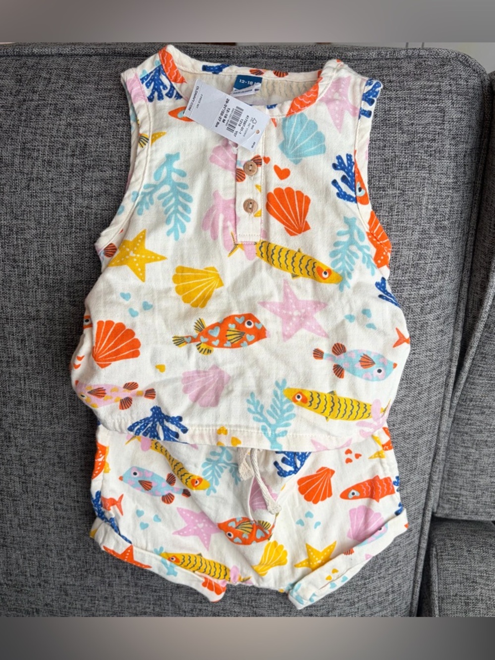 12-18 mo old navy baby outfit summer NEW